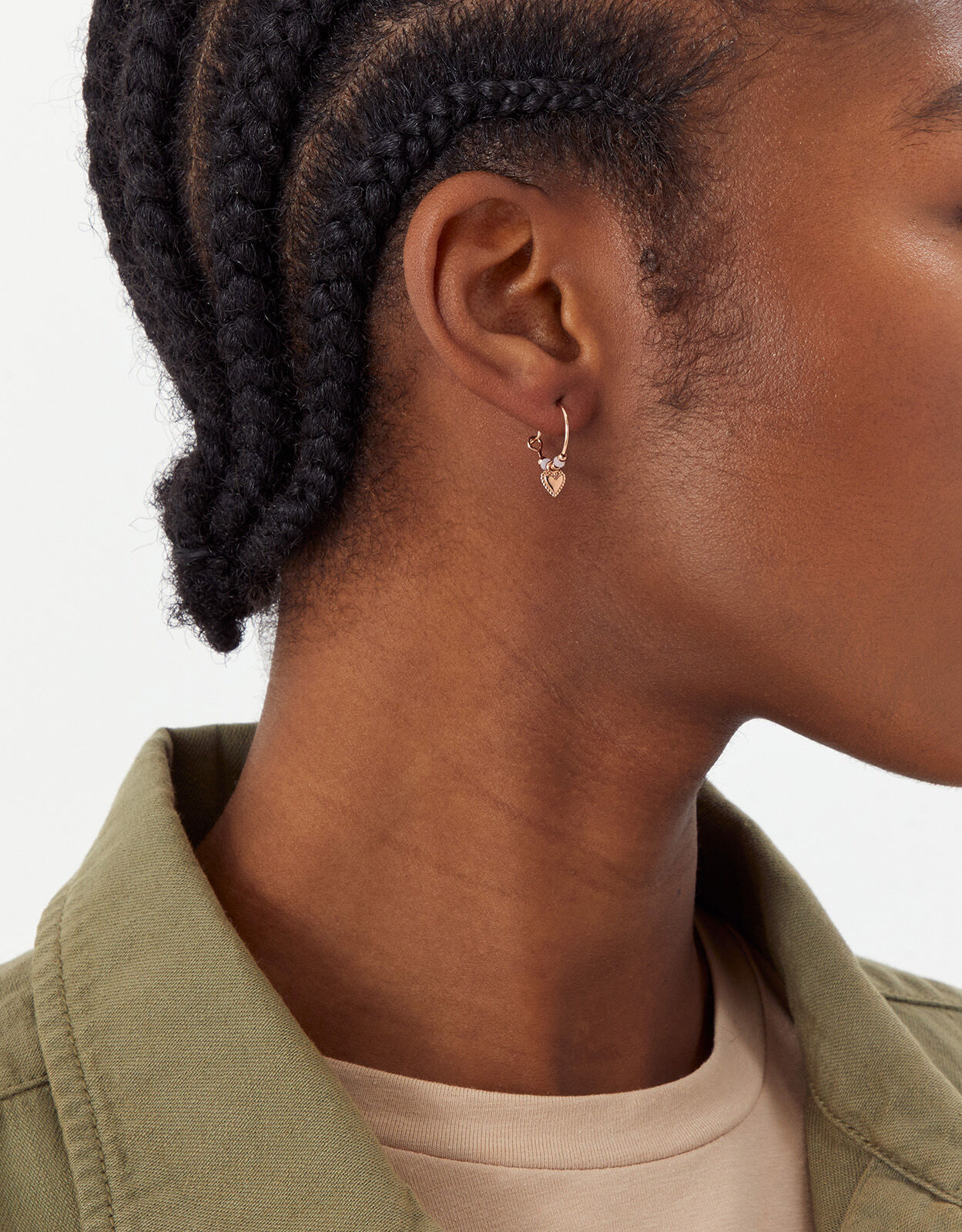 Rose gold hotsell earrings accessorize