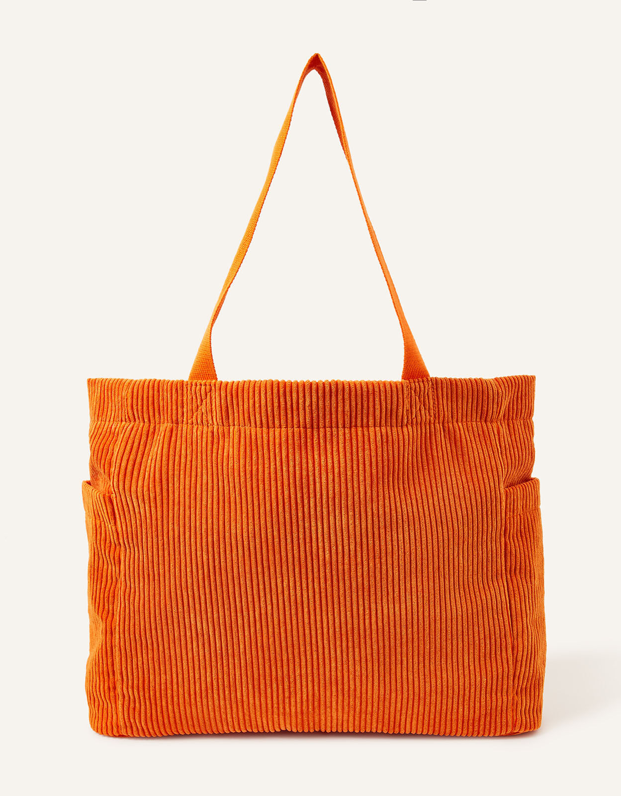Cord Shopper Bag Orange Totes Shoppers Accessorize UK
