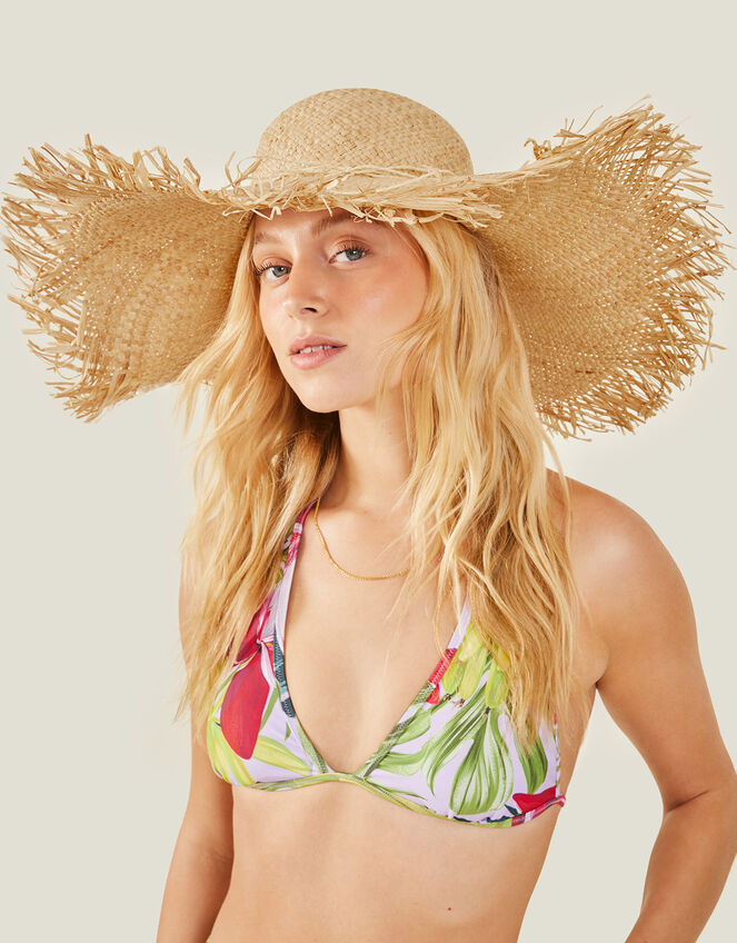 Raw Edge Floppy Hat, , large