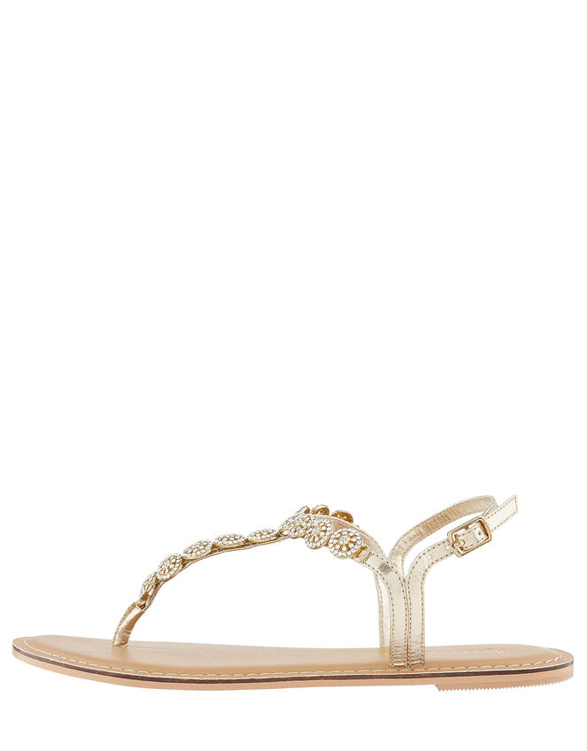 Rome Diamante Sandals, White (CRYSTAL), large