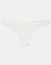 Seashell Bikini Bottoms, White (WHITE), large