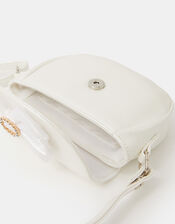 Girls Diamant&eacute; Buckle Bow Bag, , large