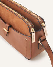 Shelby Cross-Body Bag, Tan (TAN), large