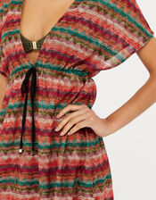 Lola Macramé Tabard Dress, Multi (PASTEL-MULTI), large