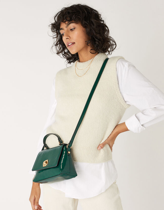 Patent Handheld Bag, Green (GREEN), large
