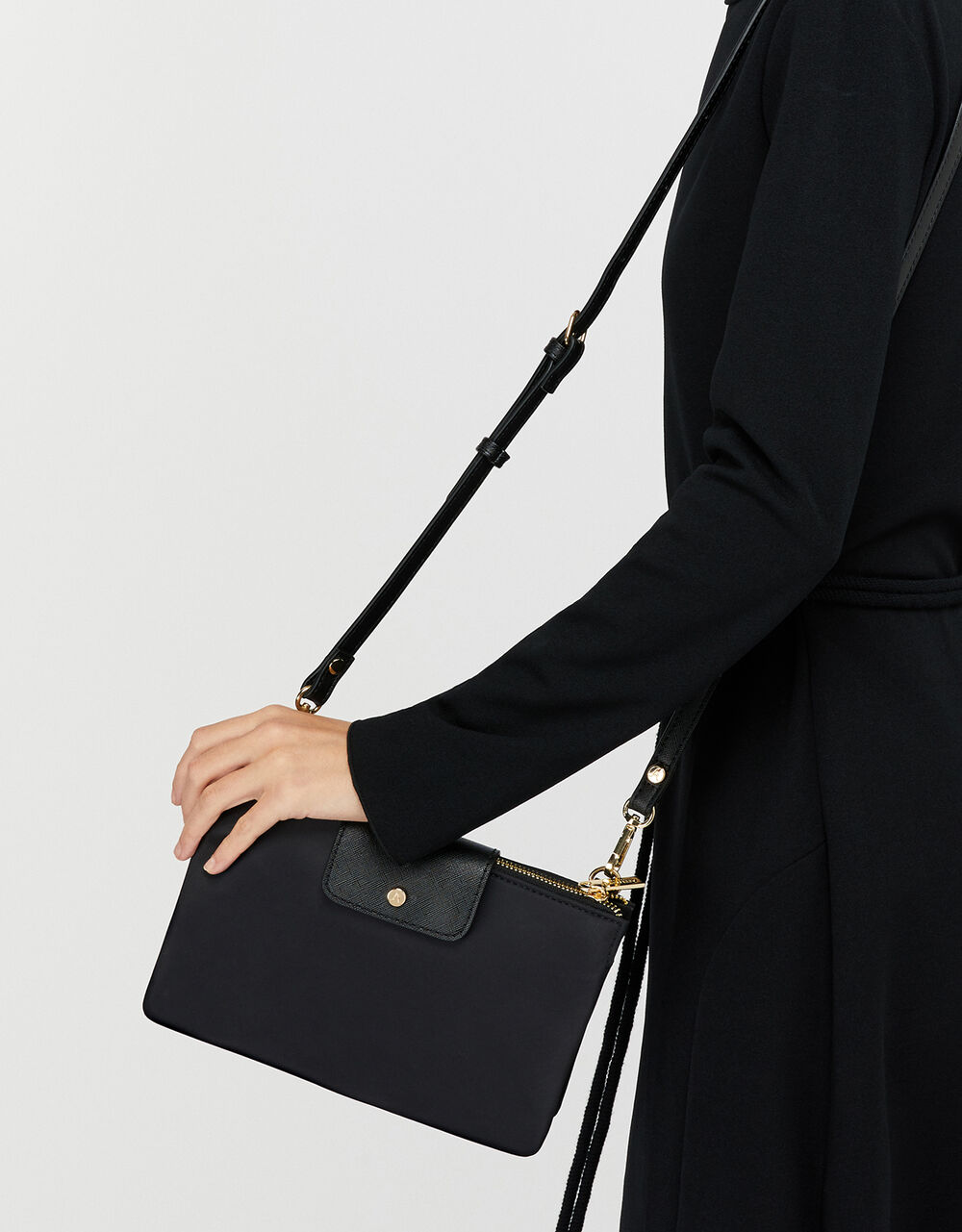 Nylon CrossBody Bag Black Crossbody bags Accessorize UK