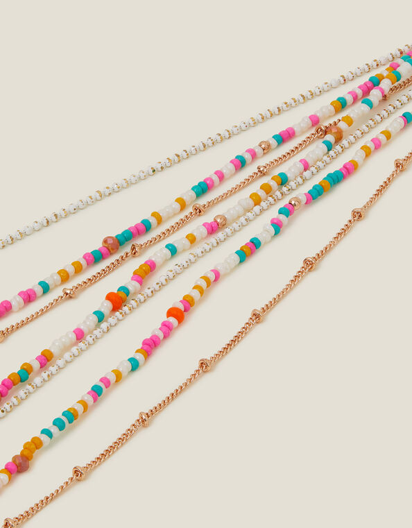 Layered Long Beaded Necklace, , large