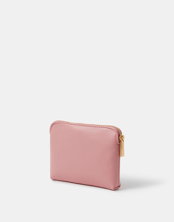 Peach Beaded Coin Purse, , large