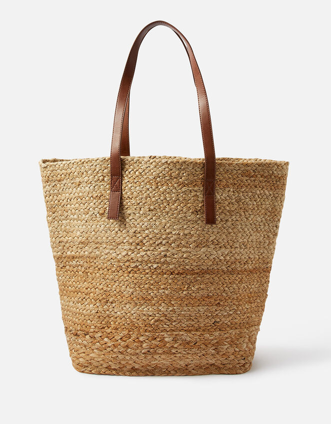 Natural Jute Shopper Bag, , large