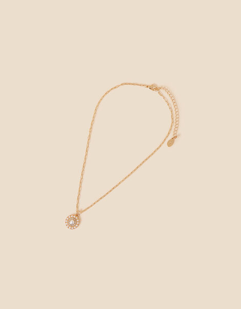 Halo Sparkle Pendant Necklace, , large