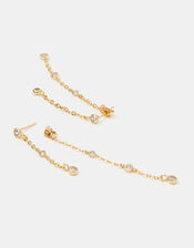 14ct Gold-Plated Double Diamant&eacute; Necklace, , large
