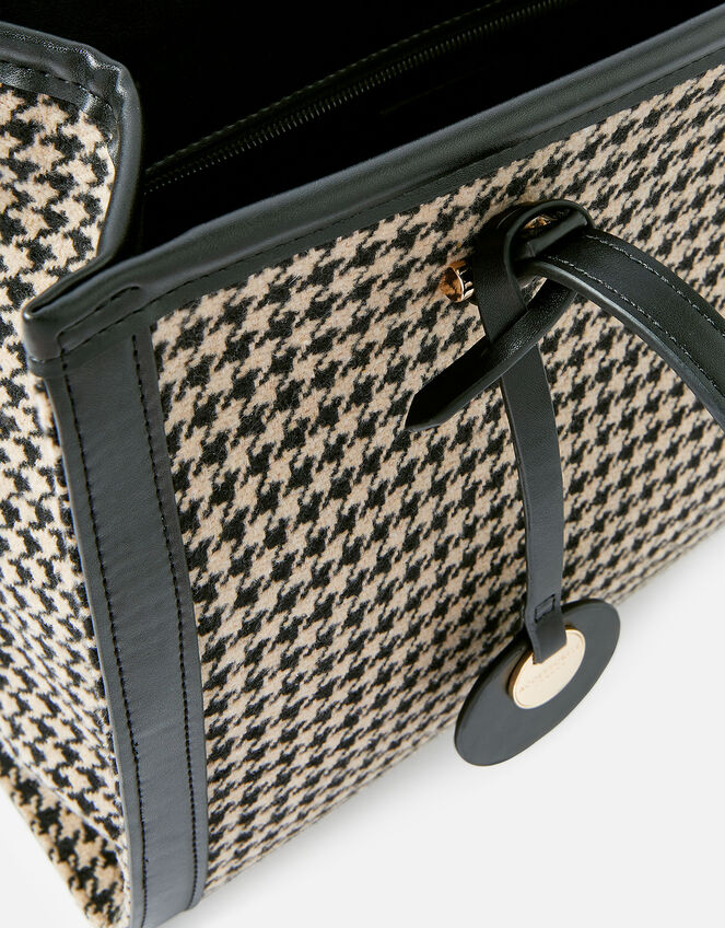 Dogtooth Book Tote Bag, , large