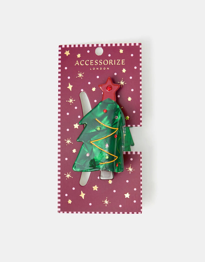 Christmas Tree Claw Clip, , large