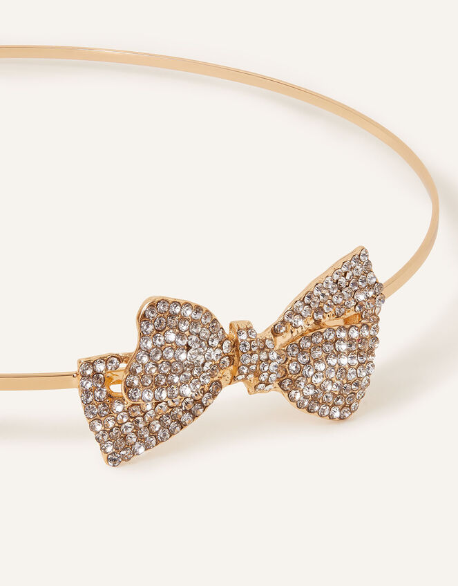 Kids Metal Bow Headband , , large