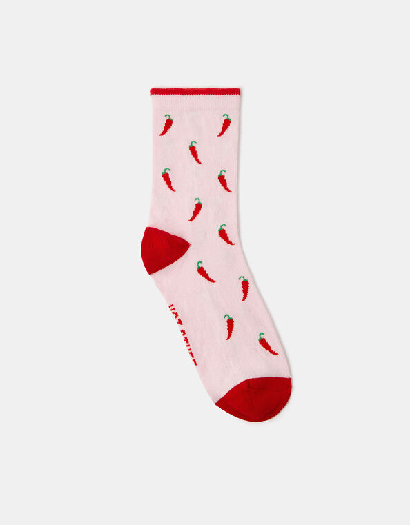 Chilli Print Socks, , large