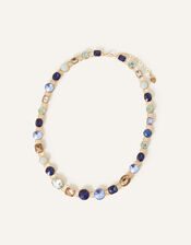 Mixed Stones Statement Necklace, , large