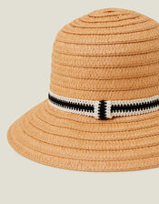 Monochrome Trim Bucket Hat, , large