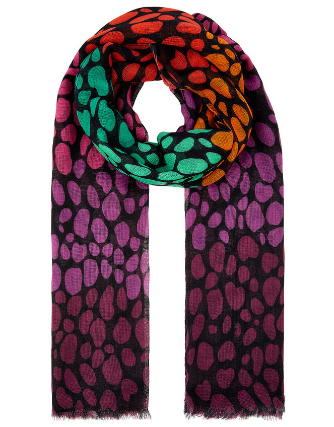 Rainbow Teardrop Scarf, , large