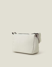Floral Quilted Camera Bag, Cream (CREAM), large