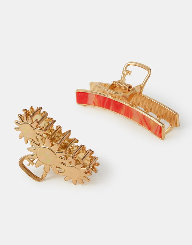 2-Pack Sunshine Metal Claw Clips, , large