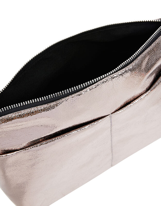 Metallic Gym Wash Bag, , large