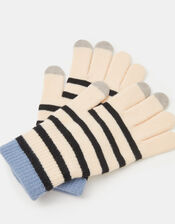 Stripe Touchscreen Gloves, , large