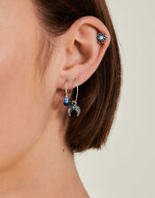 10-Pack Mixed Stud and Hoop Earrings, , large