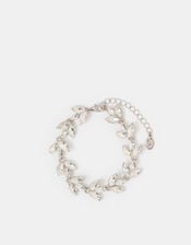 Leaf Diamanté Bracelet, , large