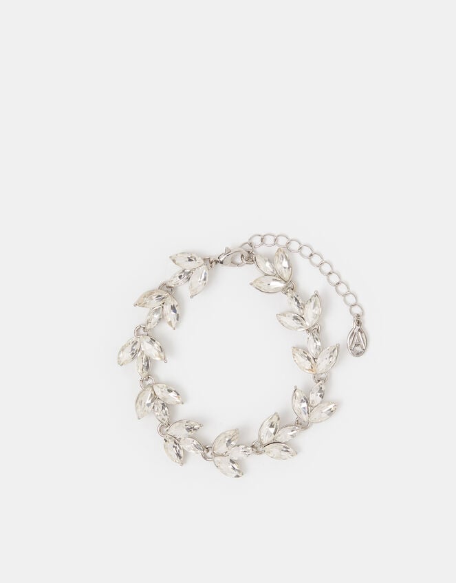 Leaf Diamanté Bracelet, , large