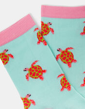 Sea Turtle Socks Blue, , large