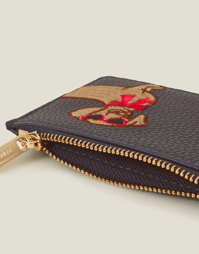 Sausage Dog Faux Leather Card Holder, , large