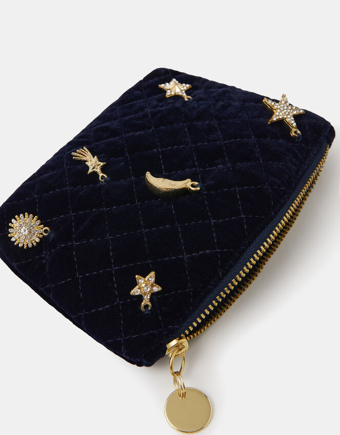 Celestial Charm Velvet Coin Purse, , large