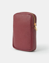 Slip Pocket Phone Bag, Red (BURGUNDY), large