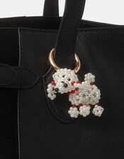 Beaded Poodle Bag Charm, , large