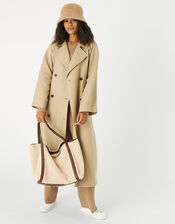 Faux Shearling Slouch Bag, , large