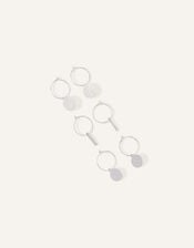 Filigree Hoop Earrings Set of Three, , large