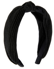 Wide Alice Hair Band, Black (BLACK), large