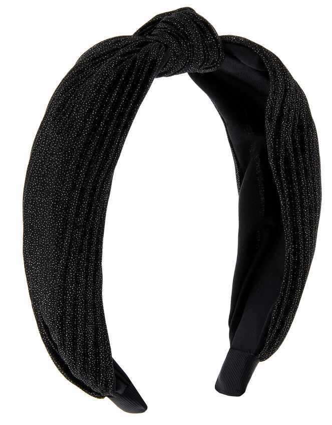 Wide Alice Hair Band, Black (BLACK), large