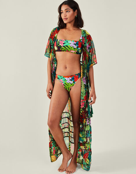 Jungle Chiffon Kaftan, BRIGHTS MULTI, large