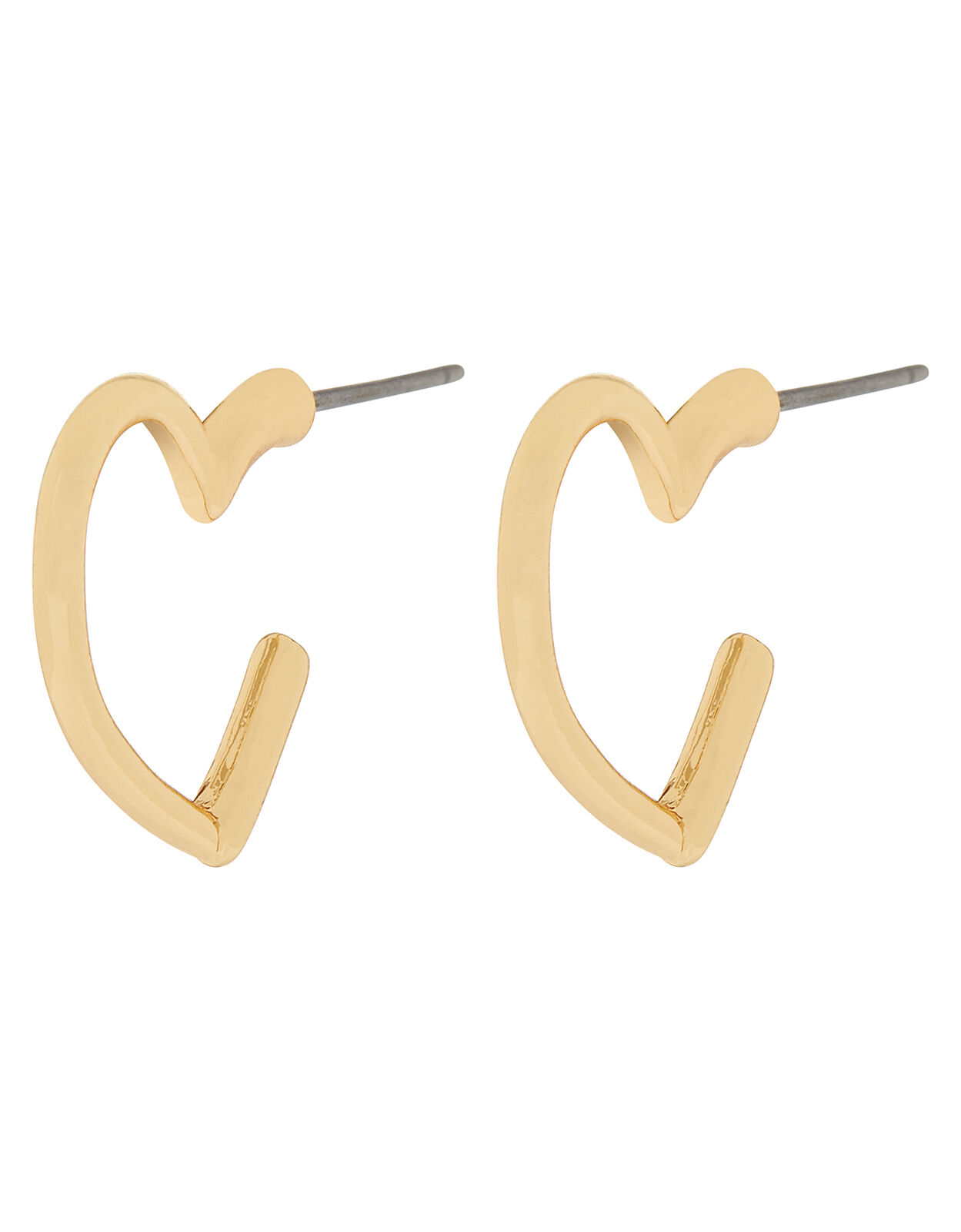 Mini Heart Hoop Earrings