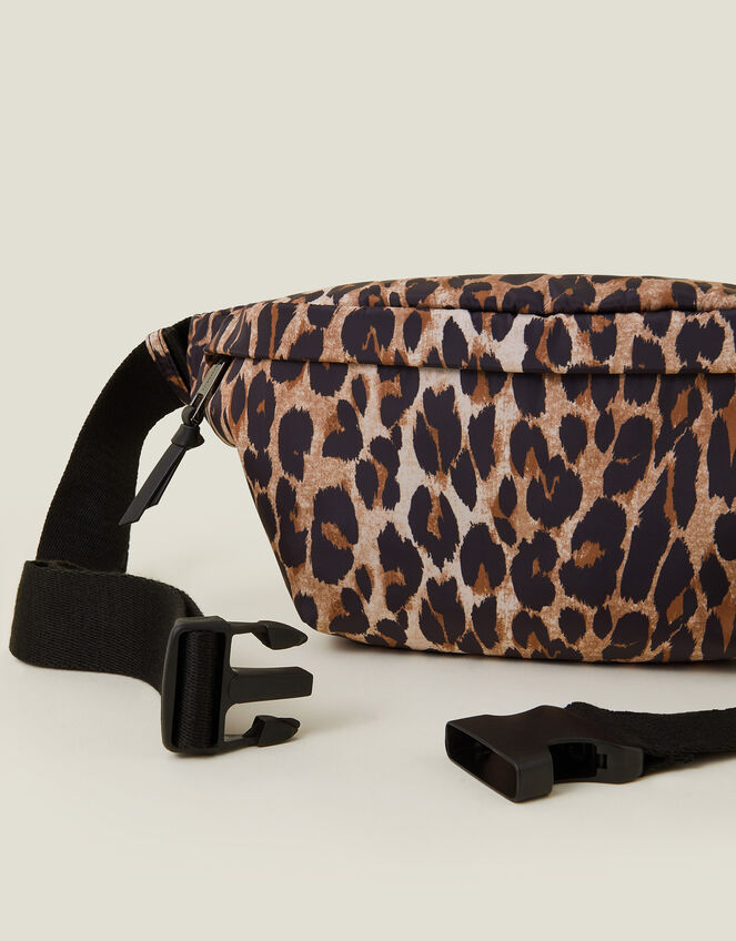 Leopard Print Bum Bag, , large