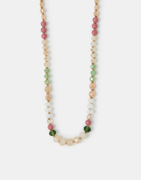 Long Beaded Rope Necklace, , large