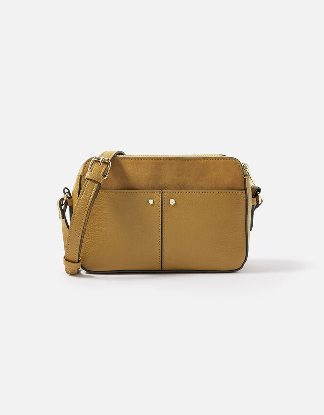 Charlotte Cross-Body Bag, Yellow (OCHRE), large