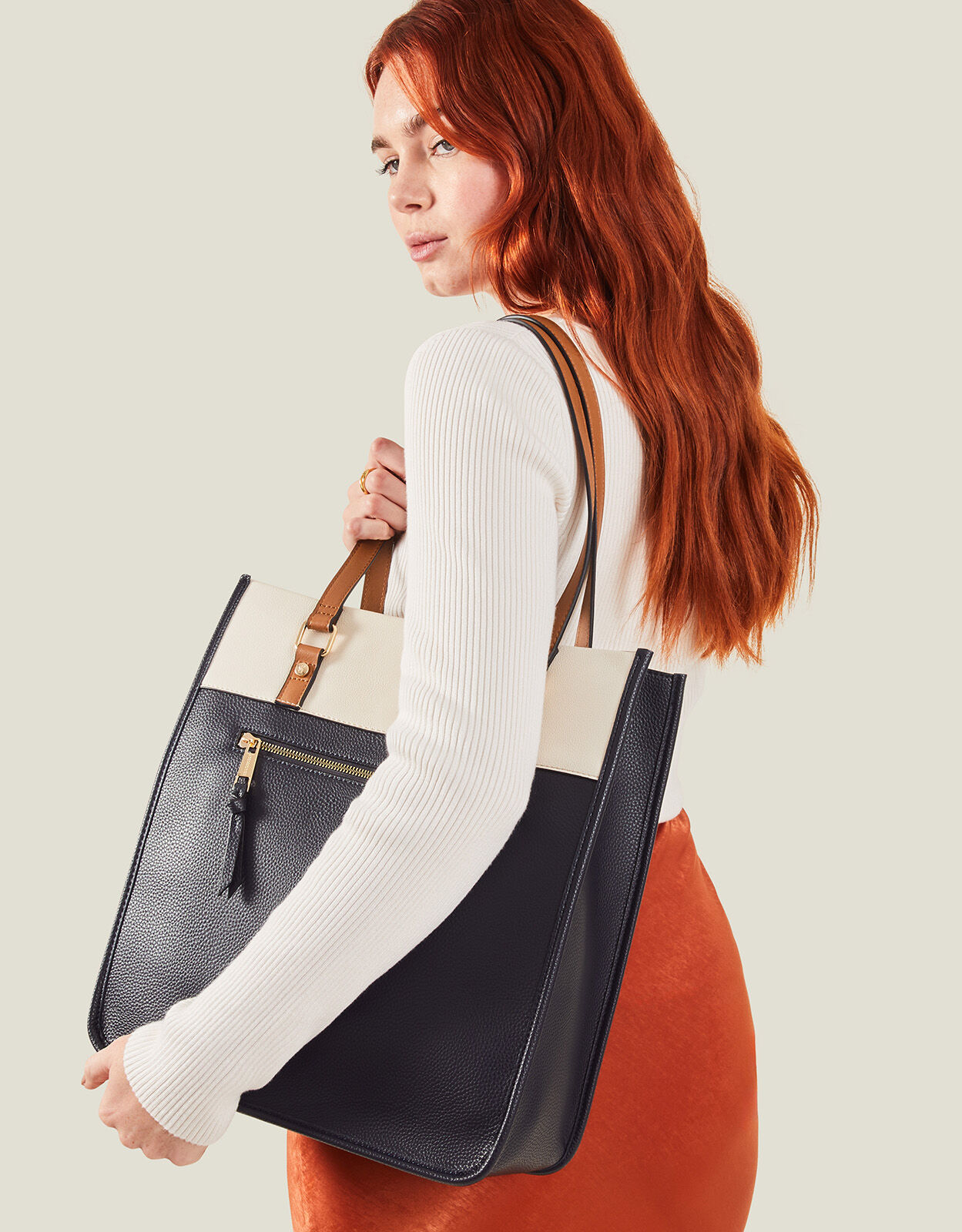 Colour Block Tote Bag Shoulder Bags Accessorize Global