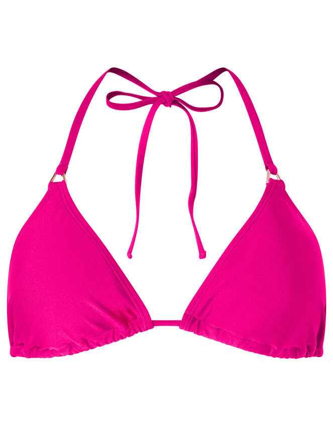 Triangle Bikini Top Pink | Bikini tops | Accessorize UK