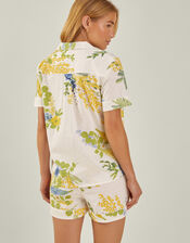 Floral Print Short Pyjamas Set, Ivory (IVORY), large
