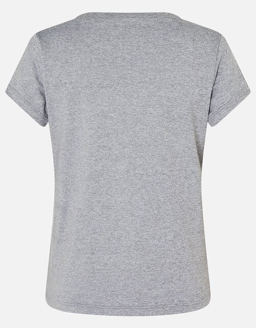 Girls Heart T-Shirt, Grey (GREY), large