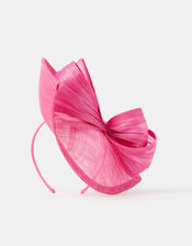 Bow Teardrop Fascinator, Pink (PINK), large