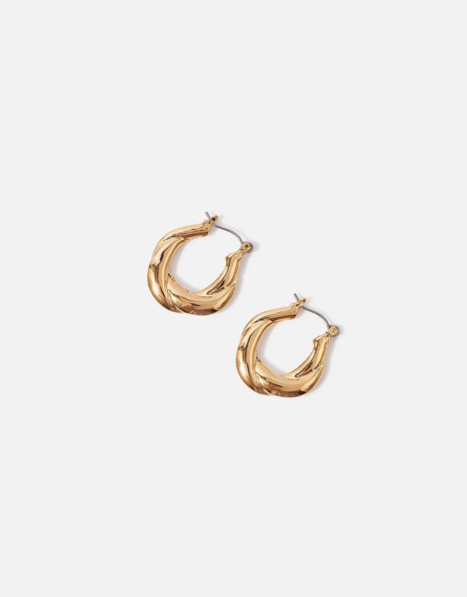 Thick twisted hoop earrings Sale