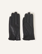 Classic Leather Gloves, Black (BLACK), large